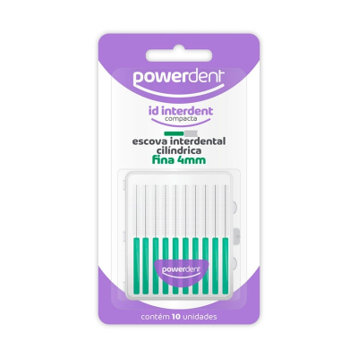Escova interdental id fina (4, interhb cilindrica fina c10