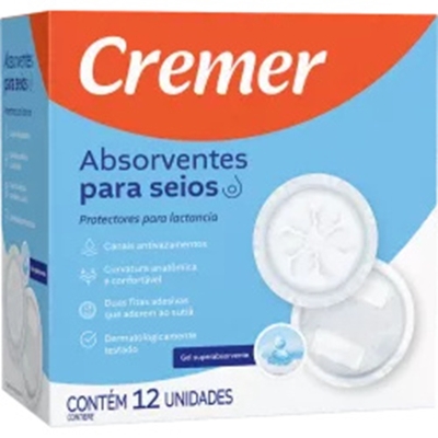 ABSORVENTES PARA SEIOS CREMER 12UN