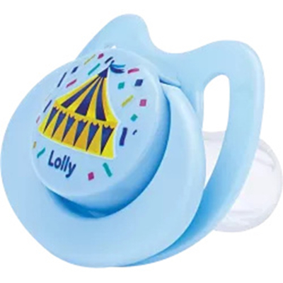 Chupeta lolly tip sil o t1 m , lolly b ortodontico n1 azul 401401