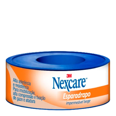 Esp impermeavel bege 3m 12mm x 3,0m, nexcare esparadrapo