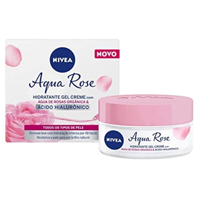 Cr. nivea hidratante gel aqua rose 50ml