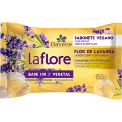 SABONETE LA FLORE DAVENE 150G FLOR DE LAVANDA 