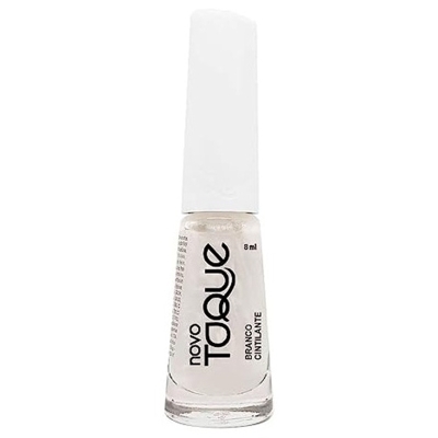 Esm. novo toque branco cint 8ml, novo toque branco cintilante 9ml