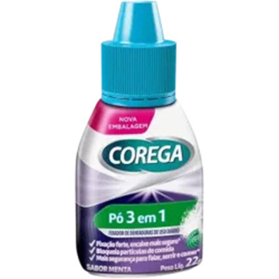 Fixador dentadura po corega 22g, po fr 22gr