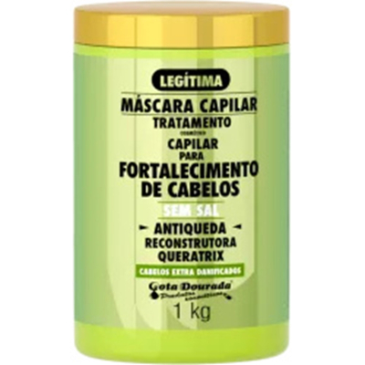 Masc. cap. gota dourada 1kg v, dour masc cap fortal 1kg