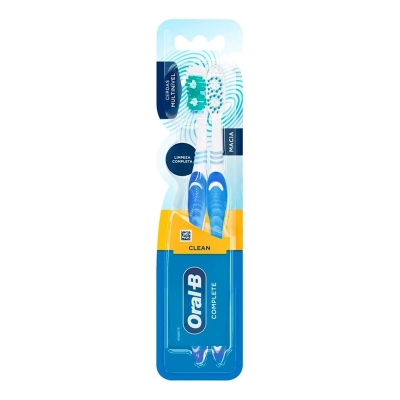 ESCOVA DENTAL ORAL-B COMPRIMIDOS LETE MACIA L2P1, ORAL B COMPRIMIDOS LETE LIMPEZA PROFUNDA 2X1 CARTELA