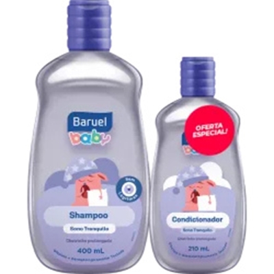 Sh. baruel baby 400ml sono tranq + cond baruel baby 210ml sono tranq of esp