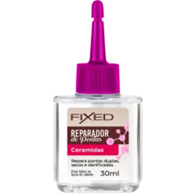 Reparador de pontas fixed 30ml ceramidas dp/12/un , rep pontas ceramidas 30m