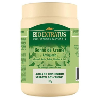 Banho de creme bio extratus jaborandi 1kg, jaborandi alecrim quilaia 1kg bioextratus