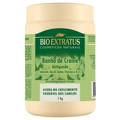 BANHO DE CREME BIO EXTRATUS JABORANDI 1KG, JABORANDI ALECRIM QUILAIA 1KG BIOEXTRATUS
