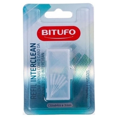 ESCOVA DENTAL BITUFO INTERCLEAN REFIL CILINDRO