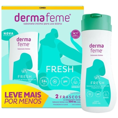 KIT DERMAFEME FR 2 X 200 ML TUT FRUTTI