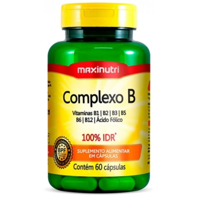 Complexo b c 60 cps maxinutri