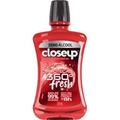 ENXAGUANTE BUCAL CLOSE UP RED S/ALCOOL 250ML