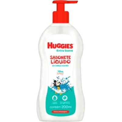 SABONETE LIQUIDO HUGGIES DISNEY SUAVE 200ML