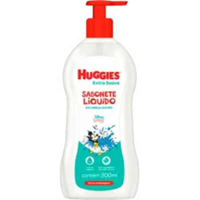 Sab. liquido huggies disney suave 200ml