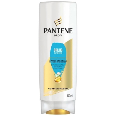 Cond. pantene brilho extremo 400m, pantene brilho extremo 400ml