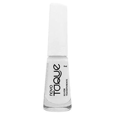 ESMALTE NOVO TOQUE NUVEM TRANSP ESMALTE 8ML, NOVO TOQUE RENDA TRANSPARENTE