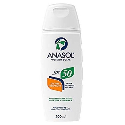 Anasol protetor solar fps 50 - locao - 200 g