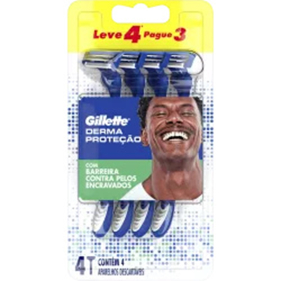 Ap. barba gillette derma protecao l4p3