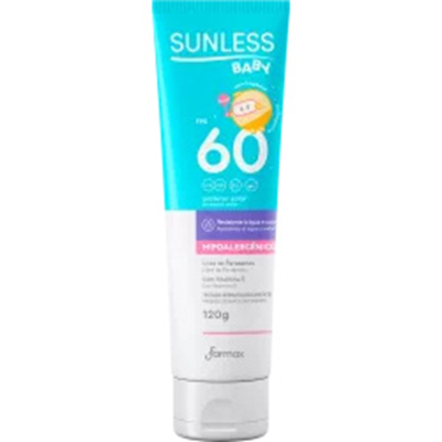 Protetor solar sunless 120g f60 baby