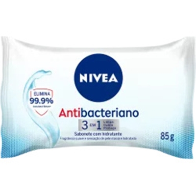 SABONETE NIVEA 085G ANTIBACTERIANO