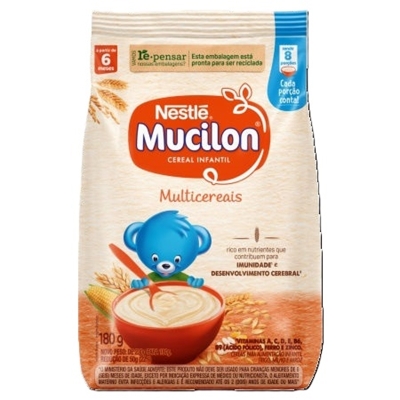 Mucilon 180g multicereais sachet