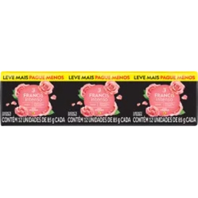 SABONETE FRANCIS 85G SUAVE ROSA CLARO