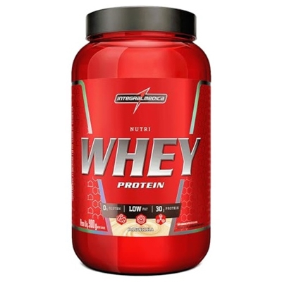 WHEY PROTEIN INTEGRALMEDICA NUTRI WHEY BAUNILHA PT 907G INTEGRALMEDICA