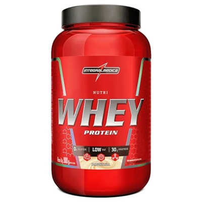 Whey protein integralmedica nutri whey baunilha pt 907g integralmedica