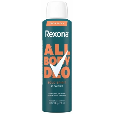 Des. rexona all body aer 150ml bold spirit* *