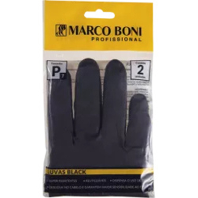 Luva black com 2un marco boni - pequeno - un