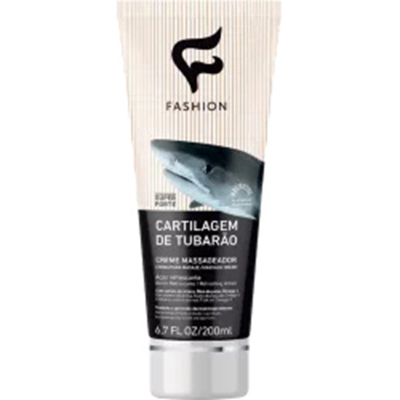 Cr. cartilagem tubarao massagem fashion 200g *, massagem cartilagem tubarao bisnaga 200gr