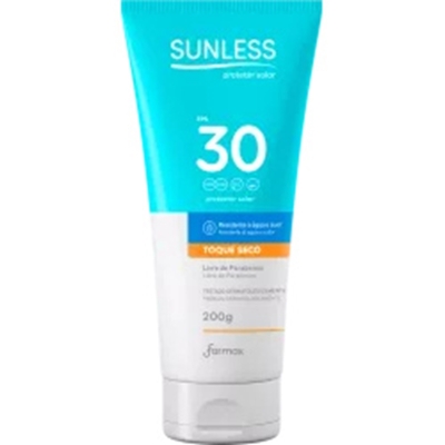 PROTETOR SOLAR SUNLESS FPS 30 200GR FARMAX