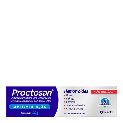 Proctosan pom c/ 6 aplicadore