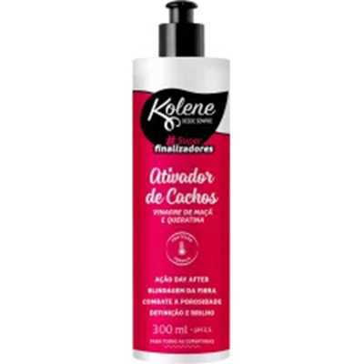 Ativador de cachos kolene 300ml vinagre maca/querati con *