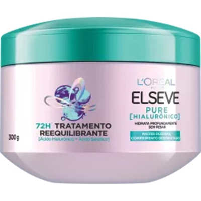 CREME DE TRATAMENTO ELSEVE PURE HIALURONICO 300G