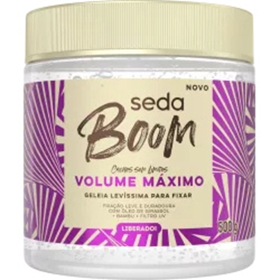 GELEIA CAPILAR SEDA 500G BOOM VOLUME MAXIMO 