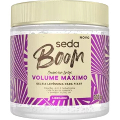 Geleia capilar seda 500g boom volume maximo *