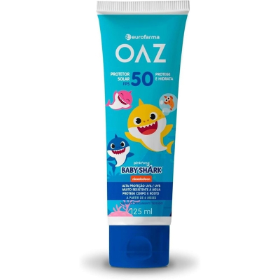 Protetor solar oaz bb shark f50 125ml
