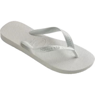 Sandalia havaiana top branco 33/34