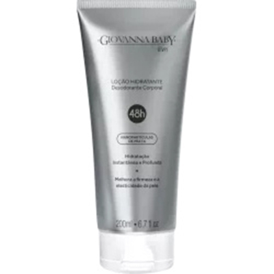 Hidratante giovanna baby 200ml silver