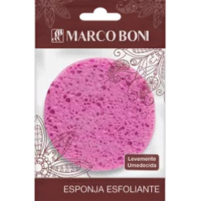 Esponja facial marco boni 8429 esfoliante, plimpeza facial 8429