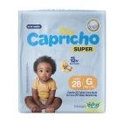 FRALDA DESCARTAVEL CAPRICHO SUPER JUMBO G C/28 UN