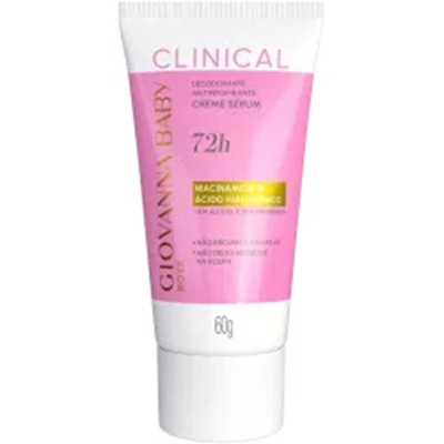 DESODORANTE GIOVANNA BABY CREME SERUM72H ROSE 60G