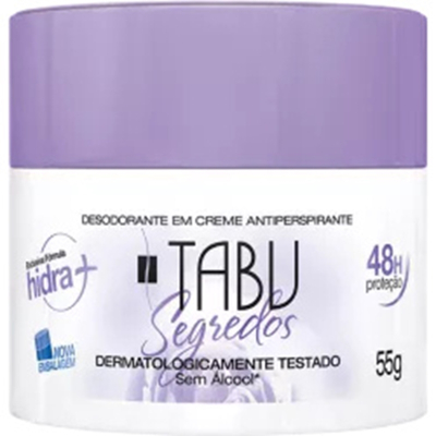 Des. tabu creme segredo 55g, tabu cr segredos 55g