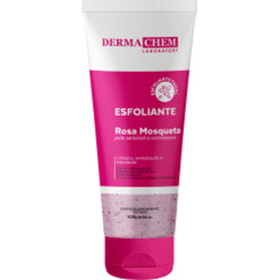 Gel esfoliante dermachem 100g facial rosa mosqueta