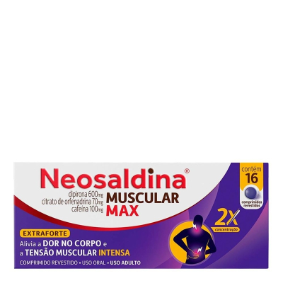 Neosaldina muscular max 600mg 16cpr