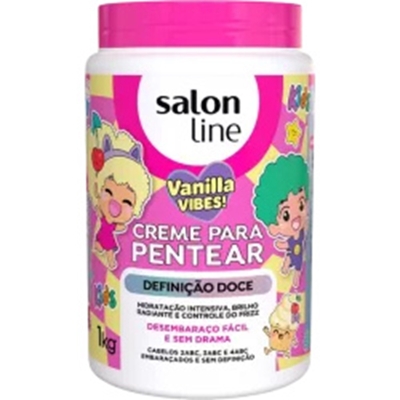 CREME DE PENTEAR SALON LINE 1KG KIDS VANILLA DEFINICAO DOCE