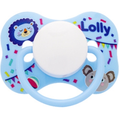 CHUPETA LOLLY BORBOLETA SIL R T2M, LOLLY B REDONDO N2 AZUL 451201